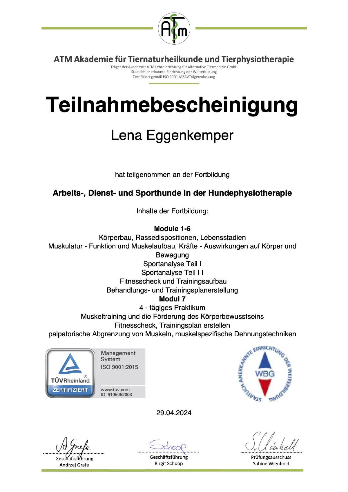 Arbeits-, Dienst- und Sporthunde