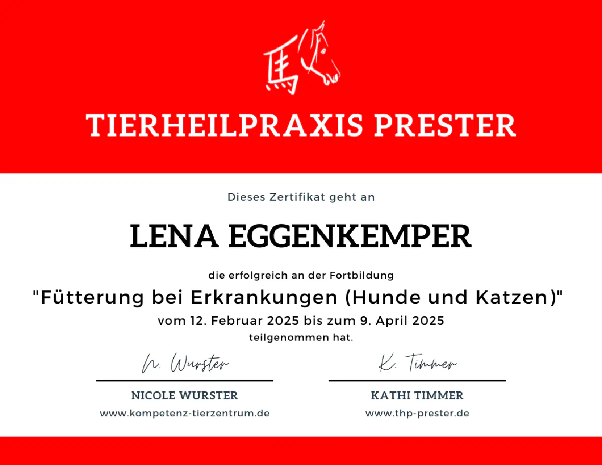 Fütterung bei Erkrankungen (Hunde und Katzen)